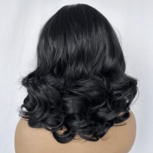 Frances - 12” Straight Synthetic Lace Front Wig (Pre-plucked Hairline, Natural Lace Melt)