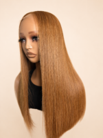 18 Inch Human Hair Yemi Blonde Wig, 5x5 HD Closure, 250g - Image 2