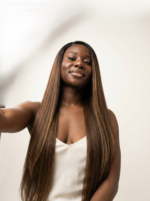 Aso - 32" Straight Synthetic Lace Front Wig (Pre-plucked Hairline, Natural Lace Melt) - Image 2