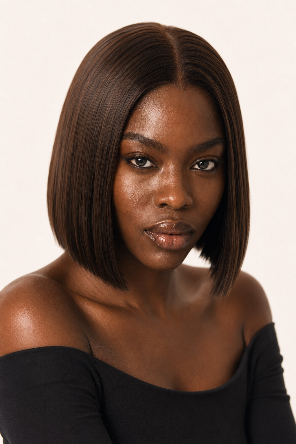 Ẹwà brown human hair bob wig