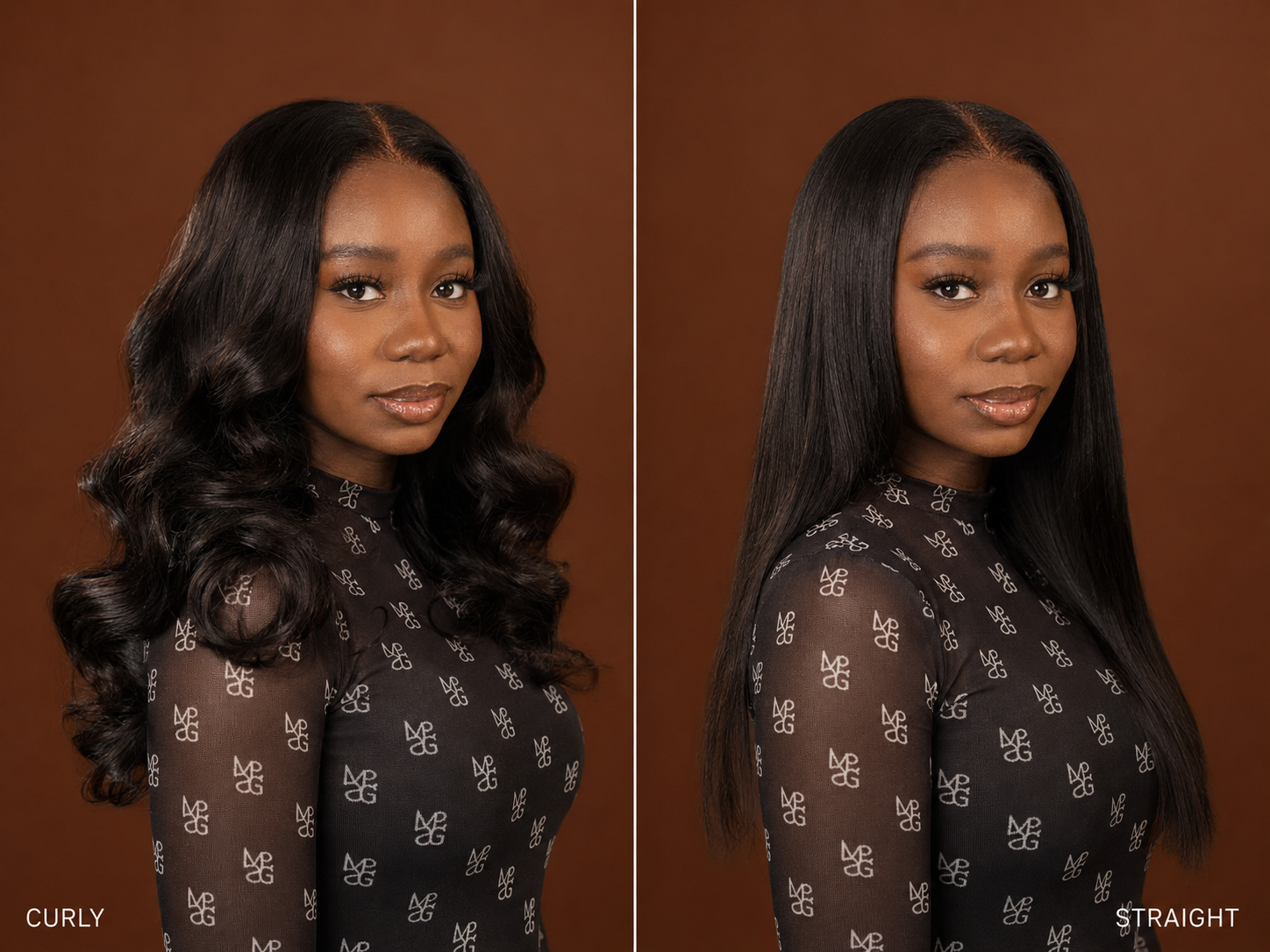 Forbes layered curled wig