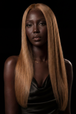 18 Inch Human Hair Yemi Blonde Wig, 5x5 HD Closure, 250g